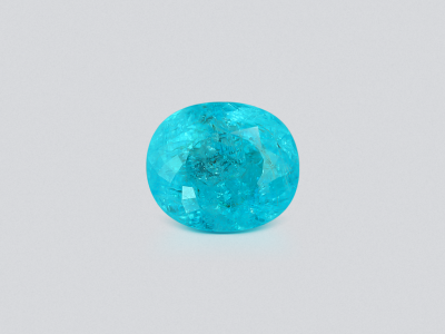 Paraiba tourmaline cushion cut 9.91 carats, Mozambique  photo