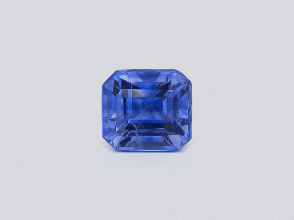 Blue sapphire octagon cut 1.17 carats, Sri Lanka Image №1