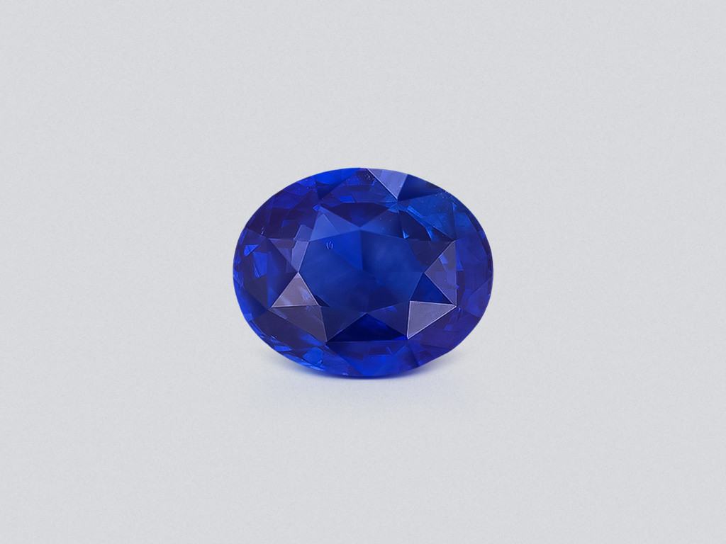 Sapphire Royal Blue oval cut 7.33 carats, Sri Lanka  Image №1