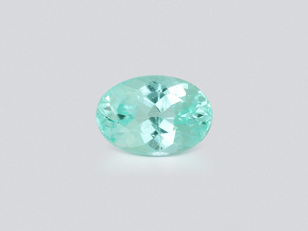 Paraiba tourmaline neon oval cut 1.34 carats, Africa Image №1