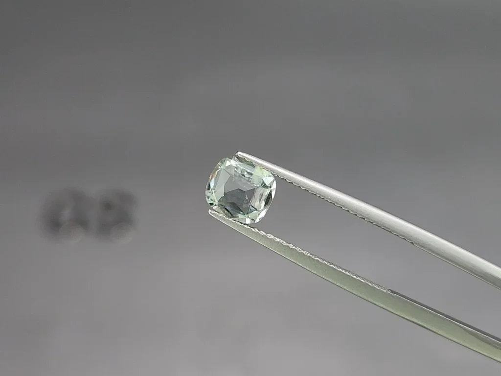 Set of aquamarines cushion cut 1.65 carats, Madagascar Image №3