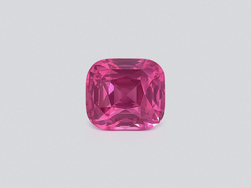 Mahenge spinel Vibrant Pink cushion cut 6.25 carats, Tanzania Image №1