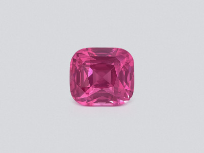 Mahenge spinel Vibrant Pink cushion cut 6.25 carats, Tanzania photo