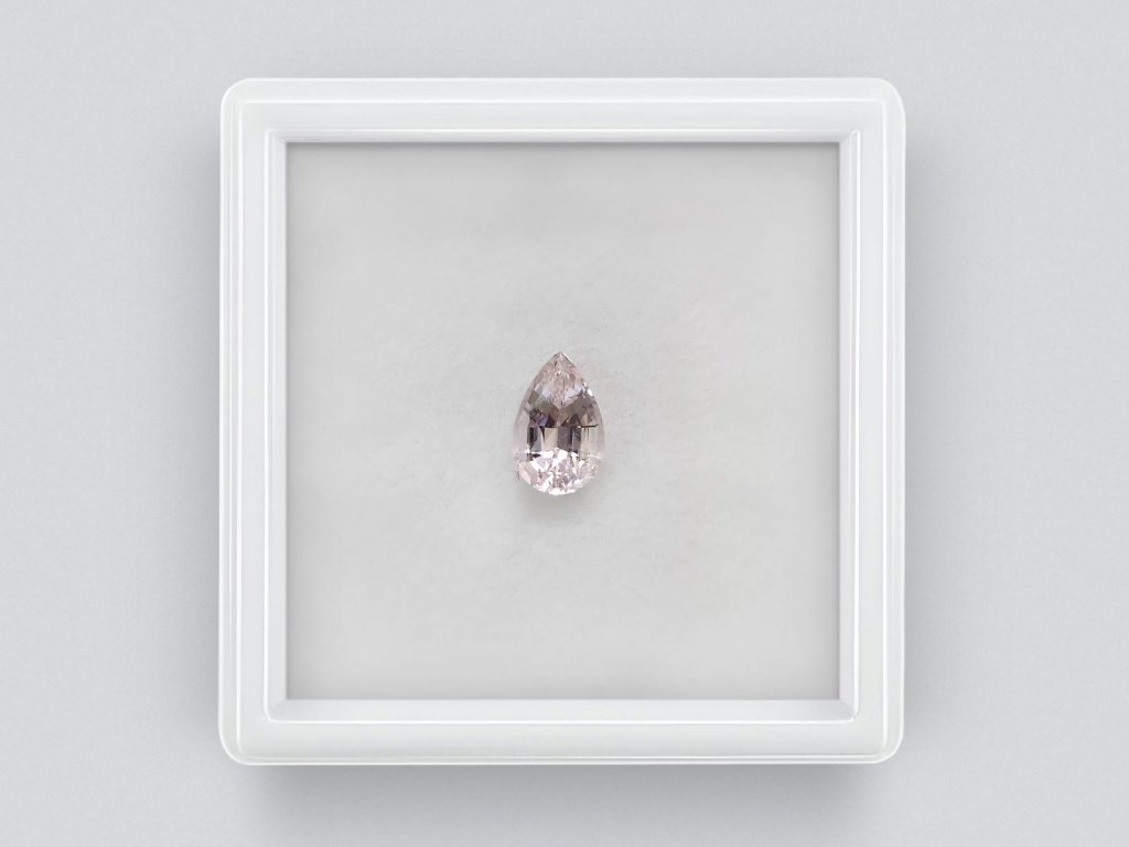 Light pink pear-cut tourmaline  1.10 carats Image №1