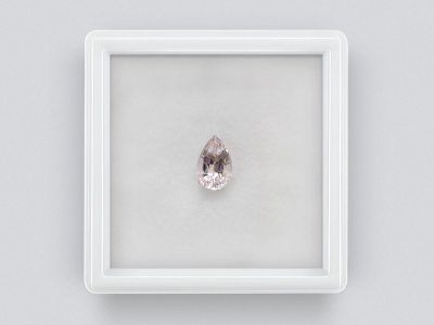 Light pink pear-cut tourmaline  1.10 carats photo
