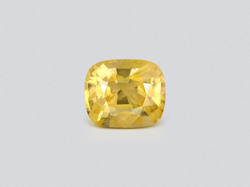 Unheated Vivid Yellow sapphire in cushion cut 1.71 carats, Sri Lanka Image №1