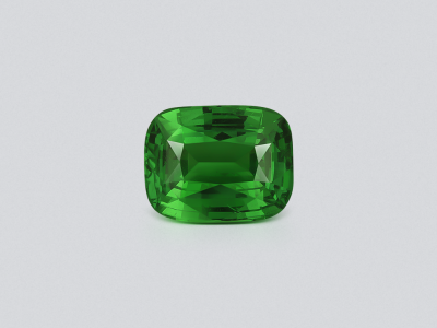 Tsavorite Vivid Green cushion cut 5.14 carats, Tanzania  photo