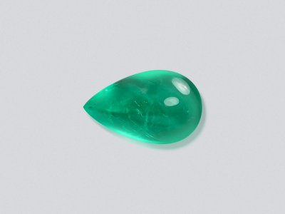 Emerald fancy cut cabochon 2.18 carats, Russia photo