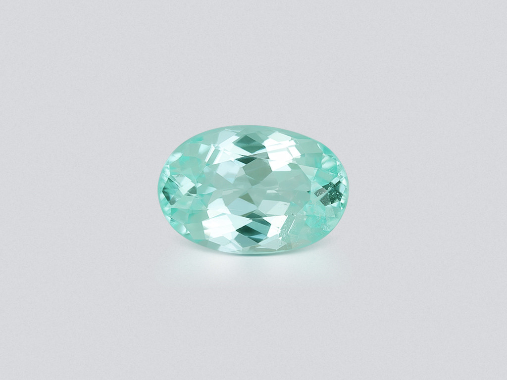 Paraiba tourmaline oval cut 1.03 carats, Africa Image №1