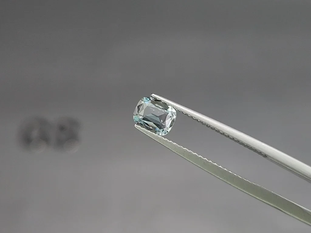 Set of aquamarines cushion cut 1.48 carats, Madagascar Image №3