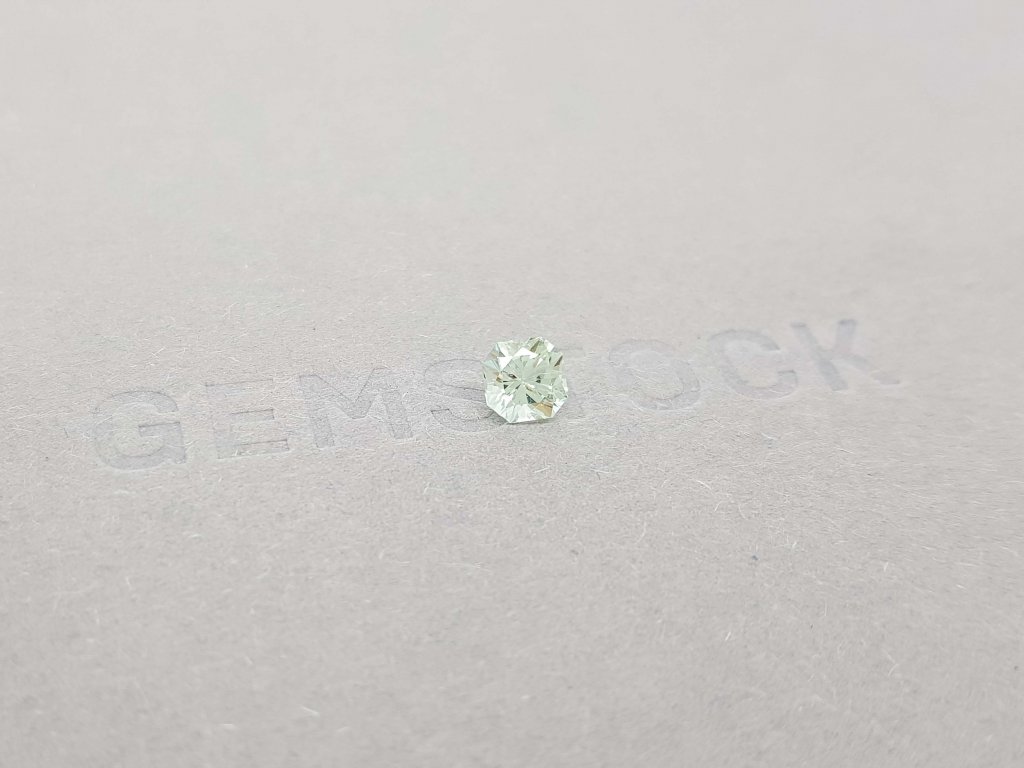 Light green radiant cut tourmaline 0.56 ct Image №2