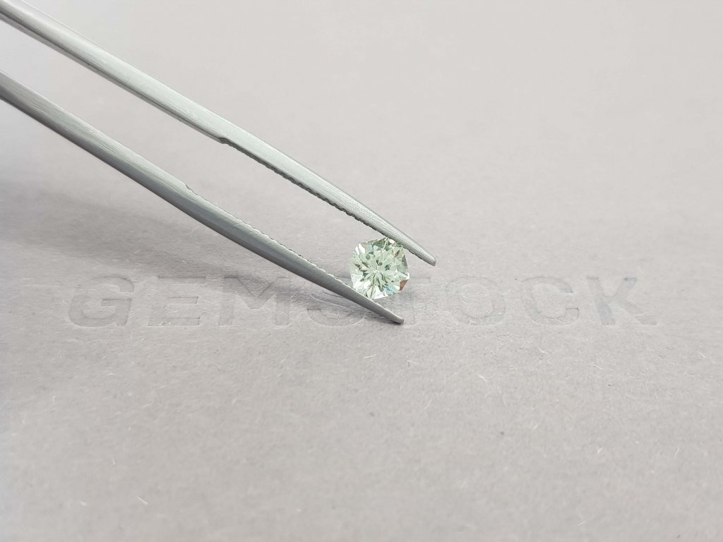Light green radiant cut tourmaline 0.56 ct Image №4
