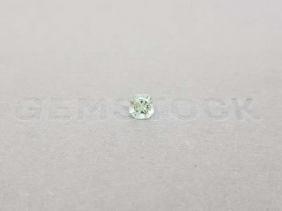 Light green radiant cut tourmaline 0.56 ct photo