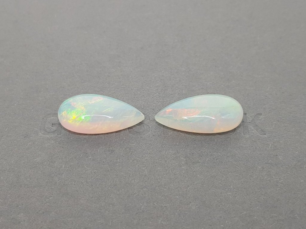 Pair of large Ethiopian opals 9.92 ct Image №2