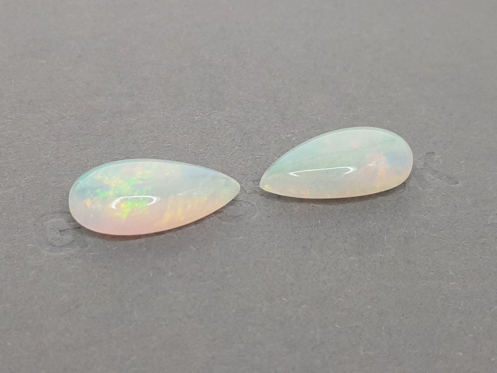 Pair of large Ethiopian opals 9.92 ct Image №3
