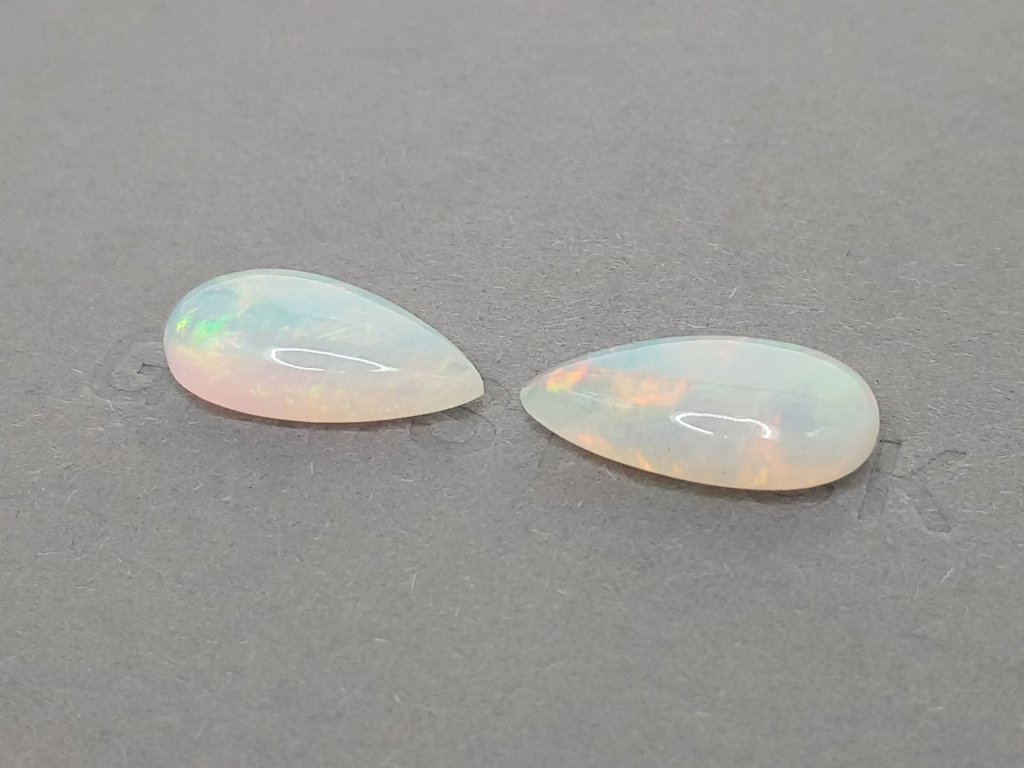 Pair of large Ethiopian opals 9.92 ct Image №4