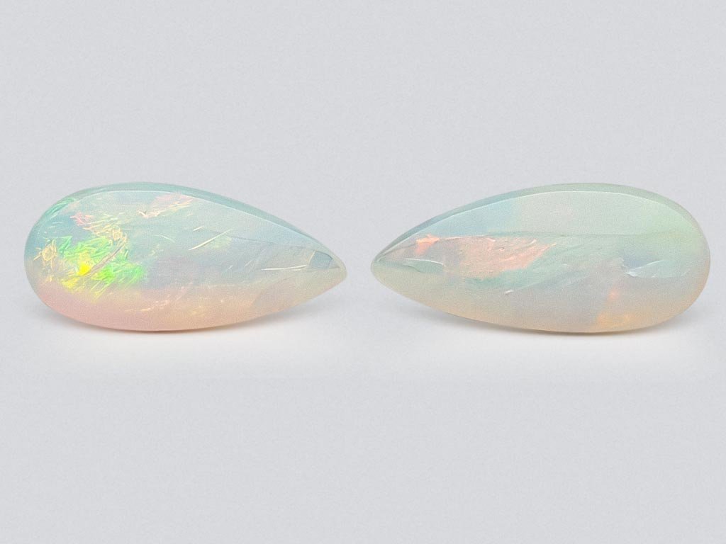 Pair of large Ethiopian opals 9.92 ct Image №1