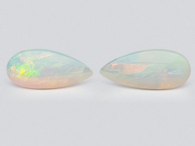 Pair of large Ethiopian opals 9.92 ct photo