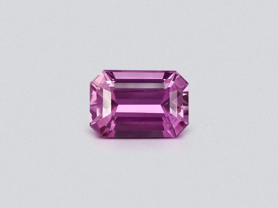 Vivid pink kunzite in octagon cut 24.32 carat, Afghanistan  photo