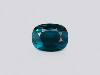 Large indigolite tourmaline cushion cut 15.74 carats, Afghanistan  photo