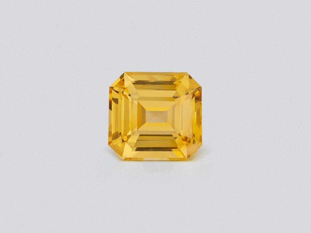 Unheated sapphire Vivid Yellow cushion cut 5.97 carats, Sri Lanka Image №1