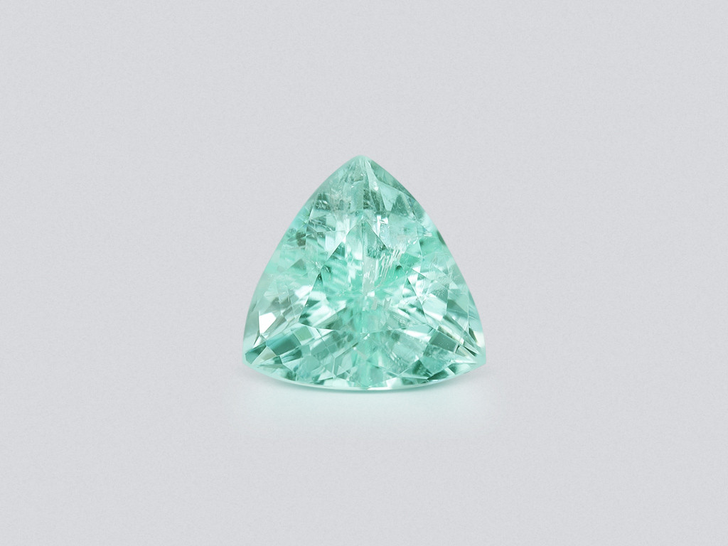 Paraiba tourmaline bluish green trillion cut 1.13 carats, Africa Image №1