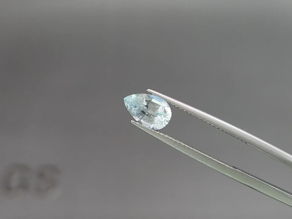 Set of aquamarines in pear cut 3.12 carats, Madagascar Image №2