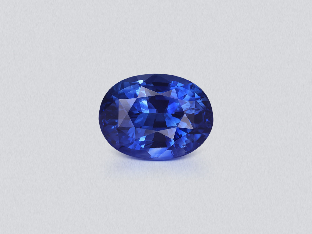 Unheated blue sapphire oval cut 1.61 carats, Sri Lanka Image №1