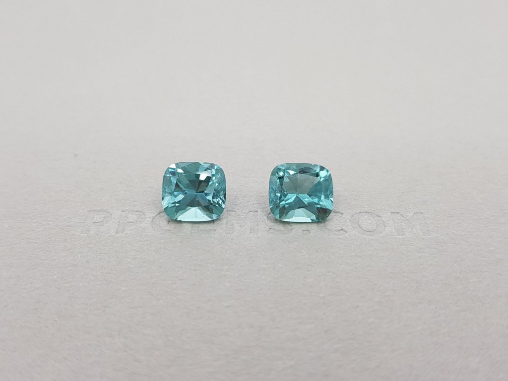 Pair of lagoon tourmalines, 3.60 ct, ICA Image №1