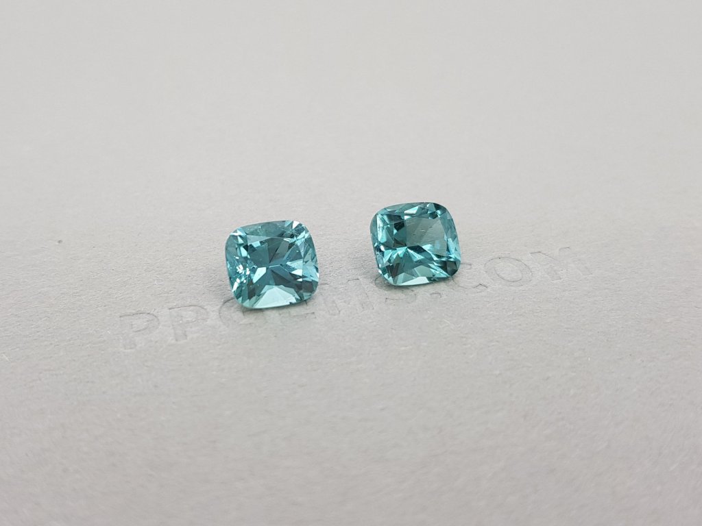 Pair of lagoon tourmalines, 3.60 ct, ICA Image №2