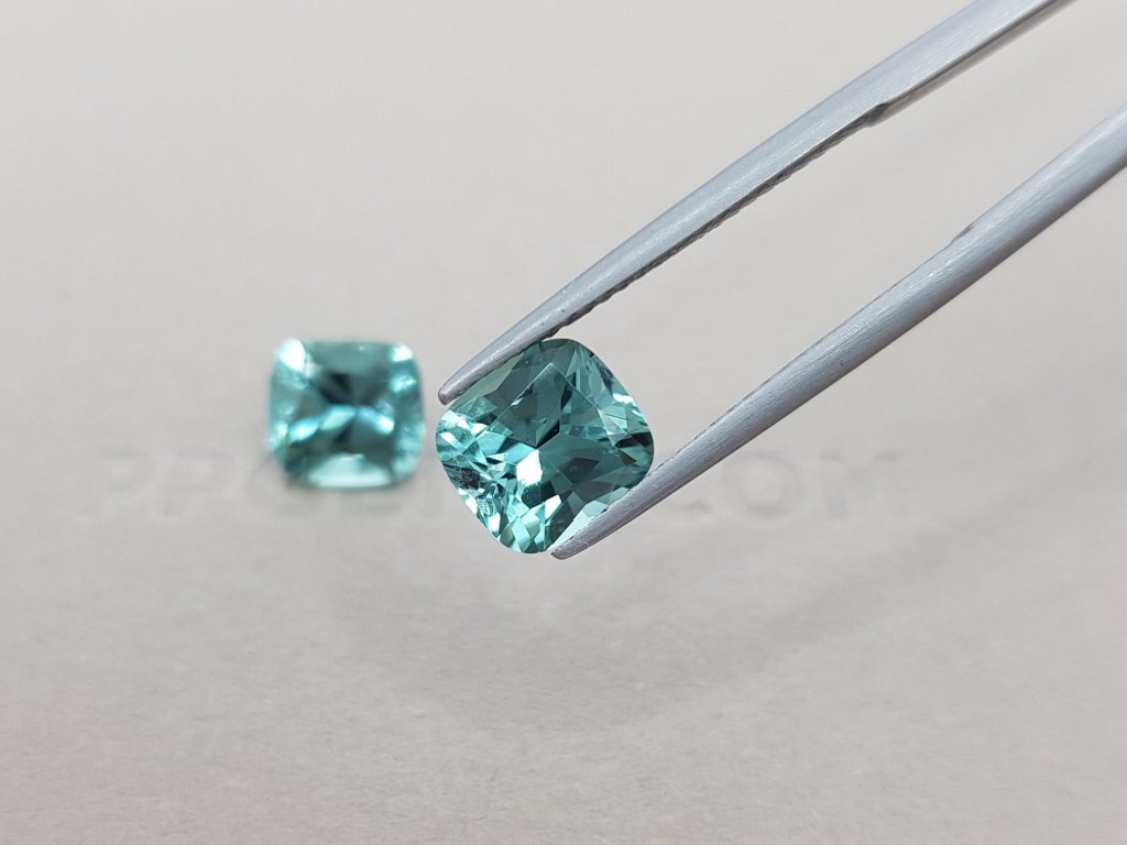 Pair of lagoon tourmalines, 3.60 ct, ICA Image №4