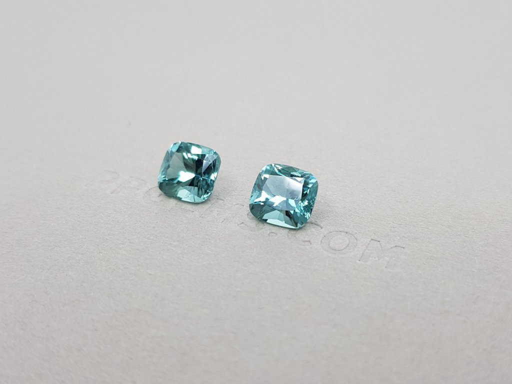 Pair of lagoon tourmalines, 3.60 ct, ICA Image №3