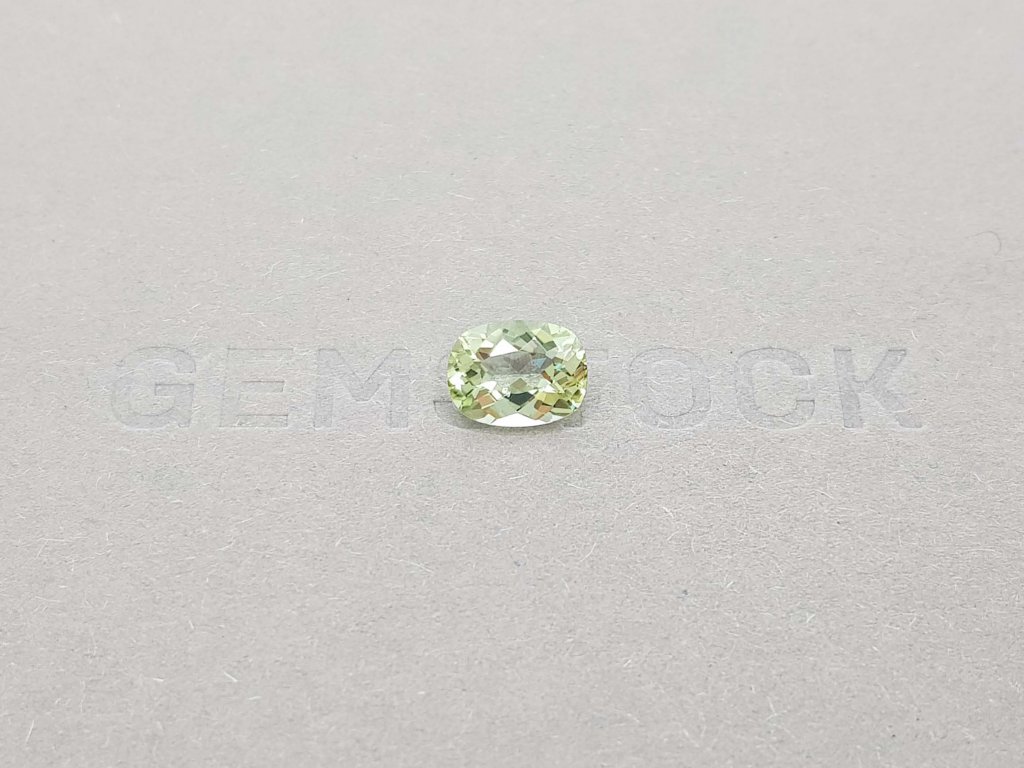 Cushion cut yellow-green amblygonite 1.66 ct Image №2