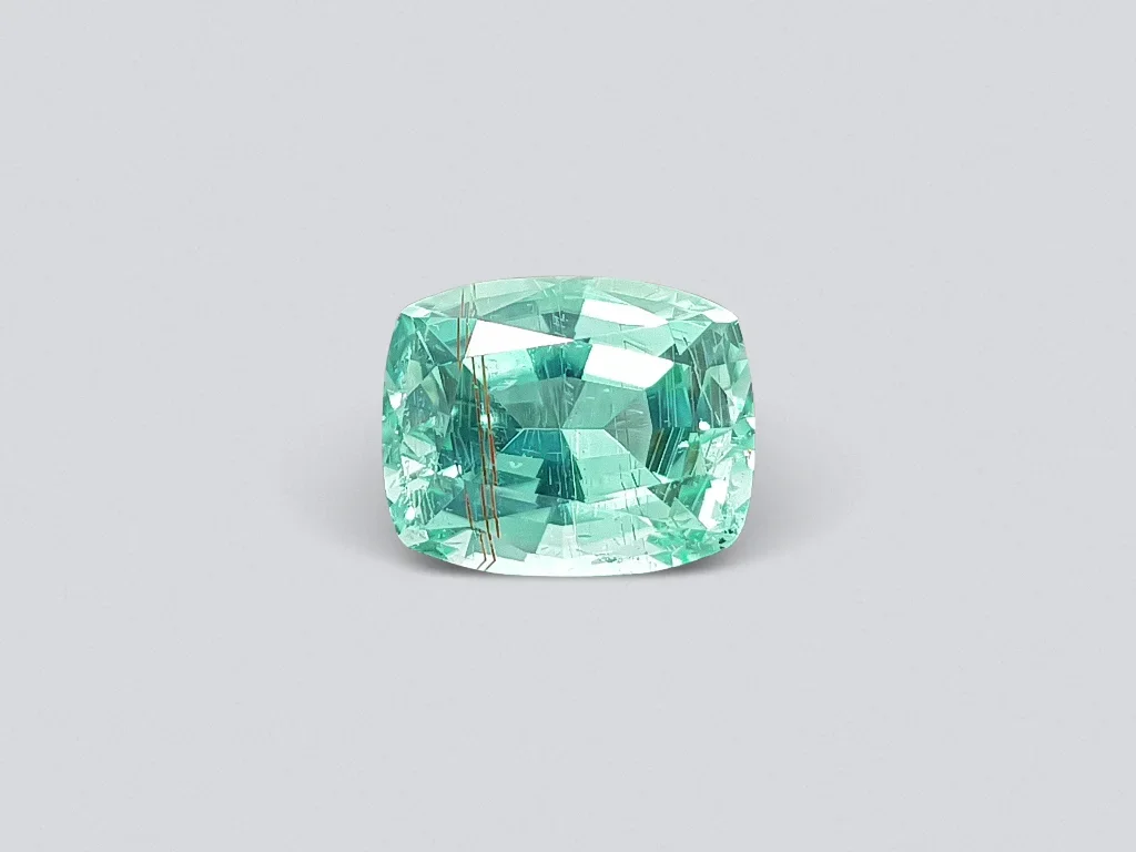 Intense greenish-blue tourmaline Paraiba from Mozambique 3.17 ct Image №1
