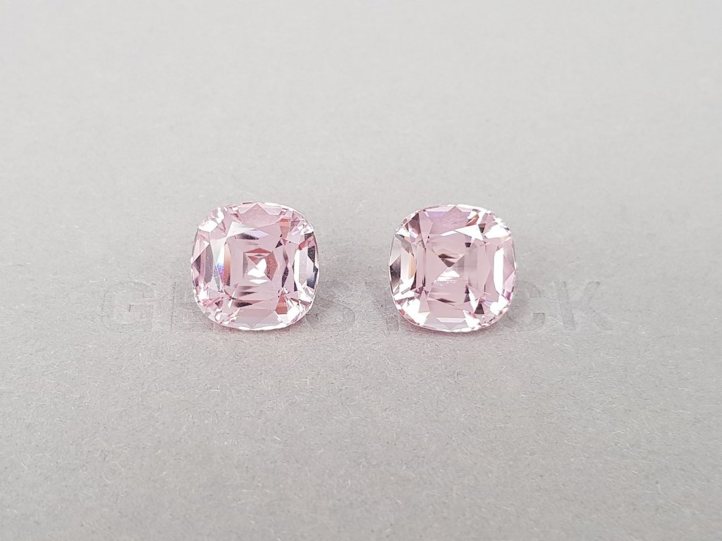 Pink morganite set in cushion cut 23.37 ct, Mozambique Image №6