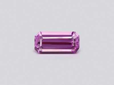 Octagon cut kunzite 14.06 carats, Afghanistan   photo