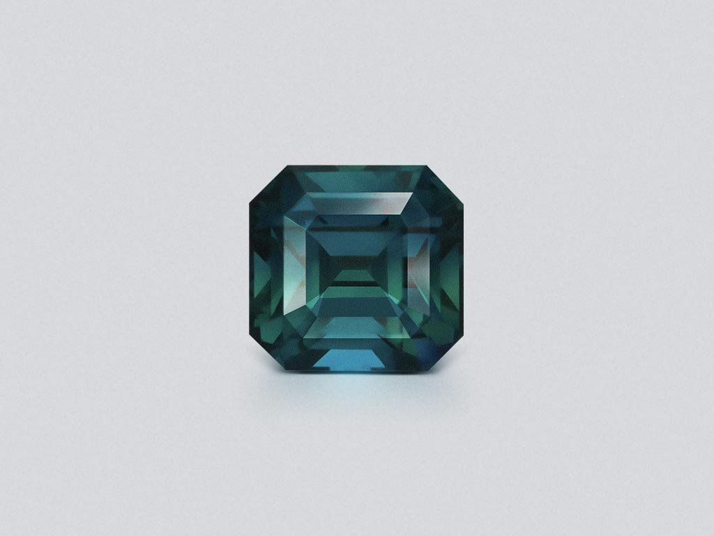 Teal sapphire in octagon cut 1.70 carats, Madagascar  Image №1