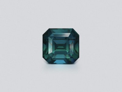 Teal sapphire in octagon cut 1.70 carats, Madagascar  photo