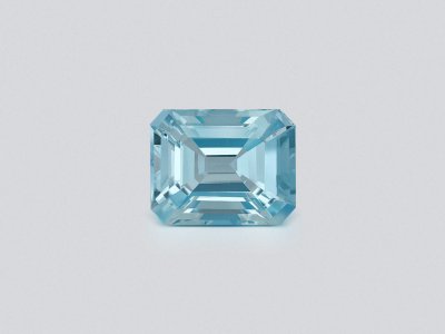 Octagon cut aquamarine 3.74 carats, Madagascar photo