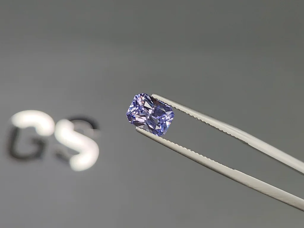 Lavender spinel radiant cut 2.05 carats, Tanzania Image №3