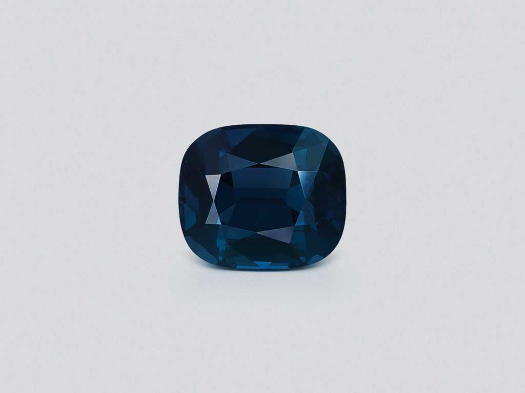 Blue spinel cushion cut 9.10 carats, Tanzania Image №1