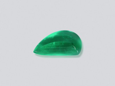 Emerald fancy cut cabochon 2.62 carats, Russia photo