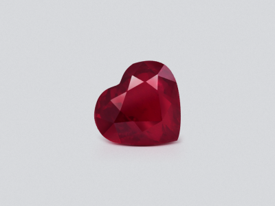Ruby Pigeon Blood heart shape 1.50 carats, Mozambique photo