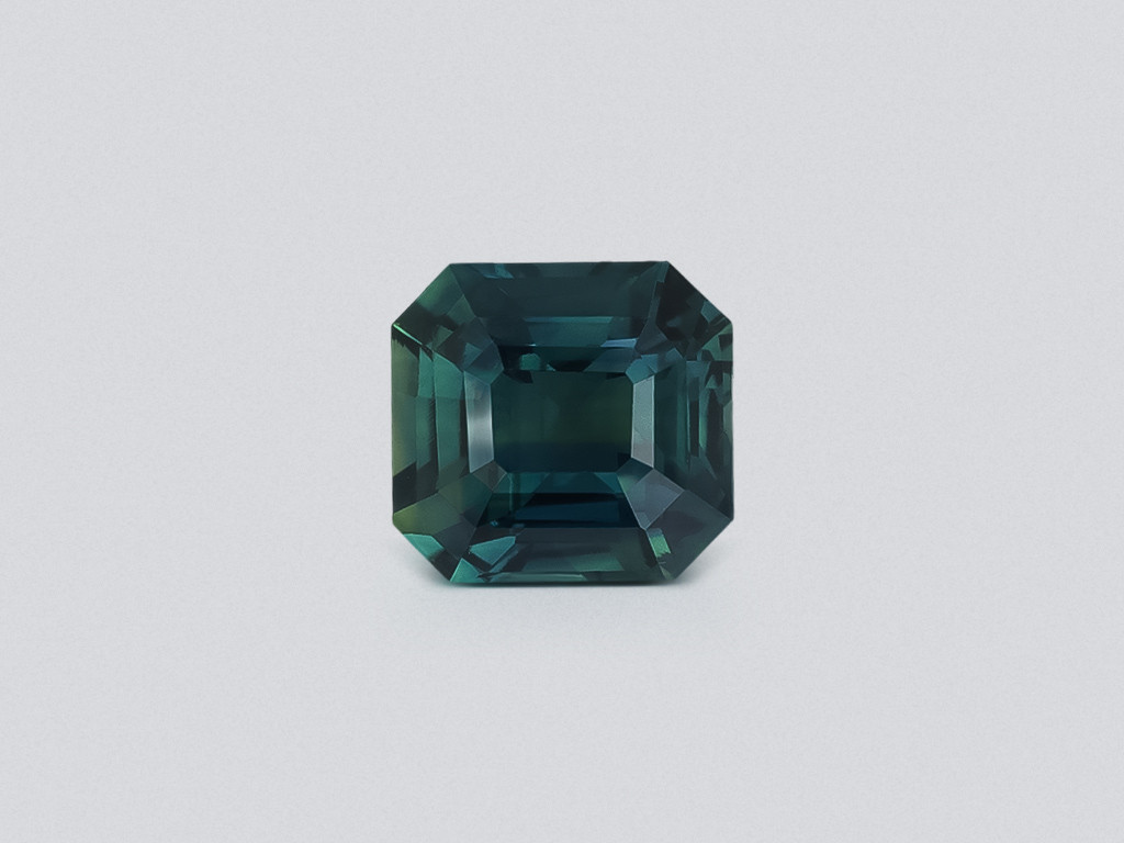 Unheated sapphireTeal octagon cut 5.50 carats, Madagascar Image №1