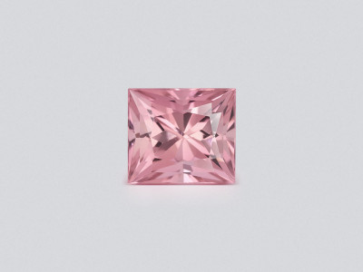 Tourmaline soft pink princess cut 2.57 carats, Africa photo