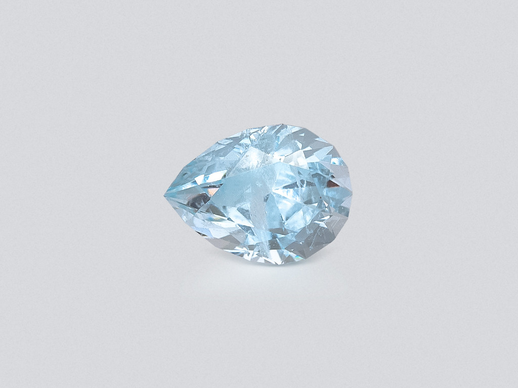 Aquamarine pear cut  0.96 carats, Madagascar Image №1