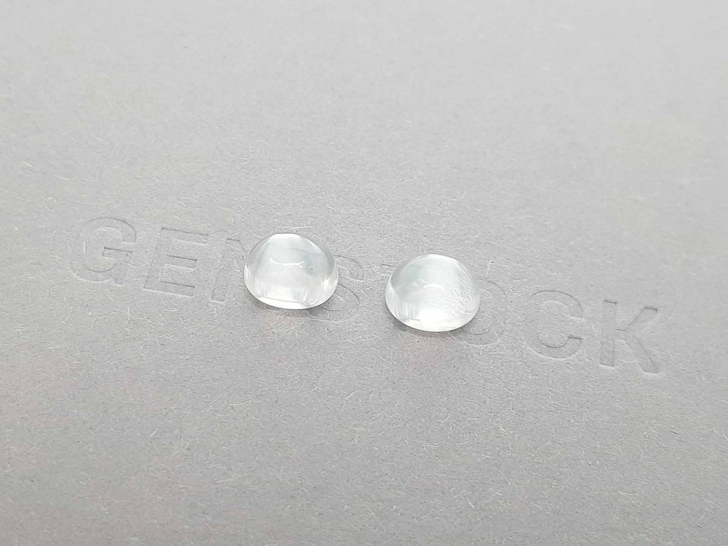 Pair of moonstones from Burma 3.98 ct Image №3