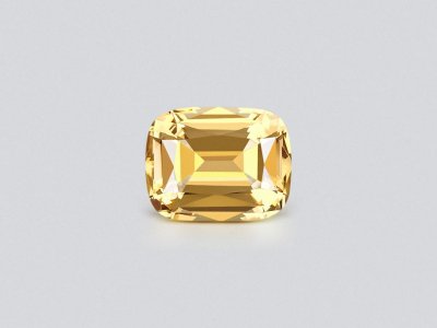Yellow citrine precision cushion cut 12.13ct, Africa photo
