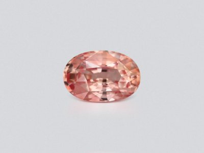 Unheated Padparadscha sapphire with Sunset hue in oval cut  3.08 carats, Sri Lanka, SSEF photo