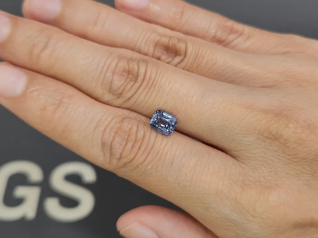 Spinel cushion cut 1.59 carats, Tanzania Image №2